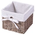 Vintiquewise Storage Basket, Brown, Seagrass QI003421.S